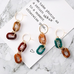 環環相扣復古耳環-DoubleBear