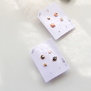 浩瀚行星宇宙耳環-DoubleBear