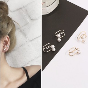 人魚的淚珠U型耳骨夾-DoubleBear