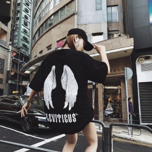 給我一對翅膀飛翔短T-DoubleBear