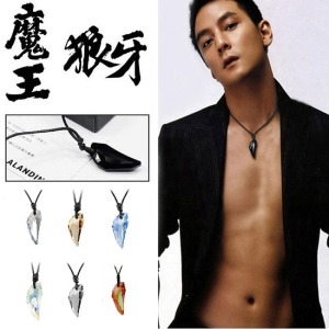 魔王狼牙水晶項鍊-DoubleBear