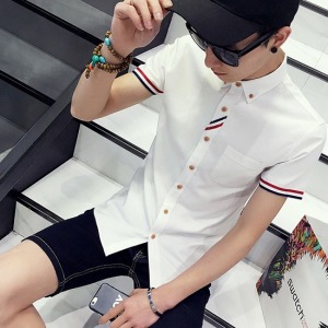 英倫紳士風三色襯衫-DoubleBear