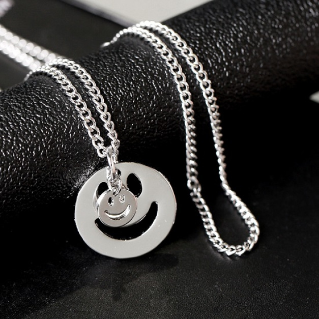 正能量微笑每一天項鍊-DoubleBear