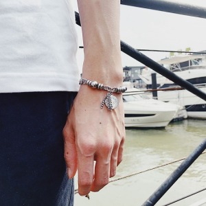 19SS原創基督圓牌手鍊-DoubleBear