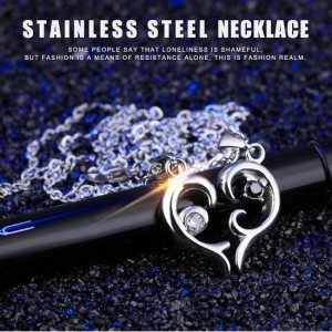 一顆真心情侶對鍊-DoubleBear