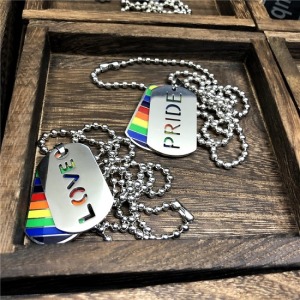 愛無極限驕傲彩虹項鍊-DoubleBear