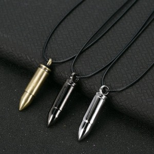 特種兵帥氣子彈頭項鍊-DoubleBear