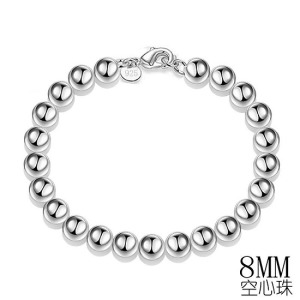 熱銷8M空心佛珠手鍊-DoubleBear