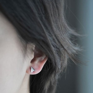 童趣紙飛機純銀耳環-DoubleBear