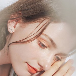 心跳頻率心電圖純銀耳環-DoubleBear