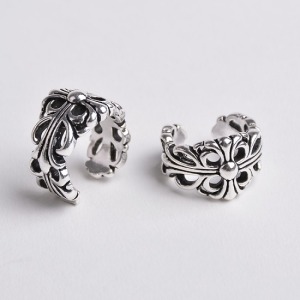 復古克羅心十字架戒指-DoubleBear