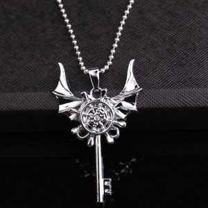 誇張海盜船錨鑰匙項鍊-DoubleBear