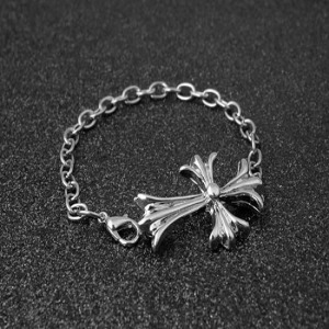 明星同款復古十字架花紋手鍊-DoubleBear