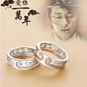 金箍咒二合一情侶戒指-DoubleBear