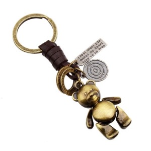 韓版可愛小熊公仔鑰匙扣-DoubleBear