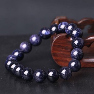 轉運藍砂石星空情侶手鍊-DoubleBear