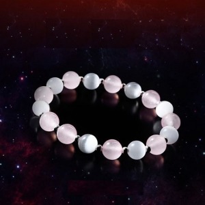 招桃花旺姻緣貓眼石手鍊-DoubleBear