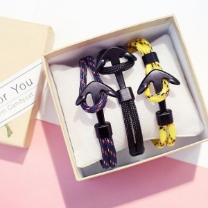 冷淡風船錨編織手繩-DoubleBear