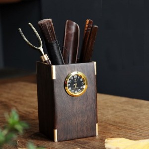 黑檀木+黃銅小時光茶道六君子-DoubleBear