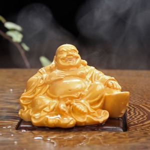 招財元寶彌勒佛變色茶寵-DoubleBear