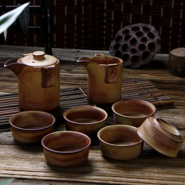反璞歸真纯手工紫砂陶瓷茶具-DoubleBear
