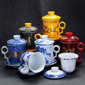 祥龍盛世個人陶瓷過濾杯-DoubleBear