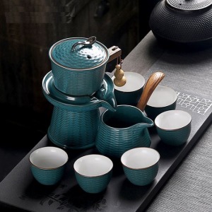 平安福祿葫蘆半自動石磨陶瓷茶具-DoubleBear
