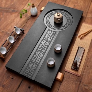 潛龍出淵烏金石茶盤_60*30-DoubleBear