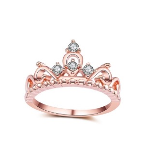 復古公主皇冠微嵌合金-DoubleBear