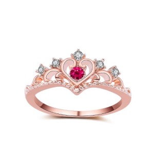 做自己的女王心型戒指-DoubleBear