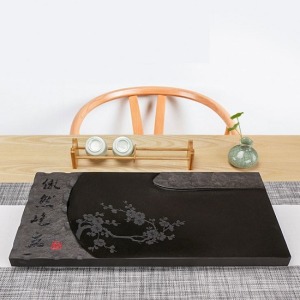 傲然屹立烏金石茶盤_60*30-DoubleBear