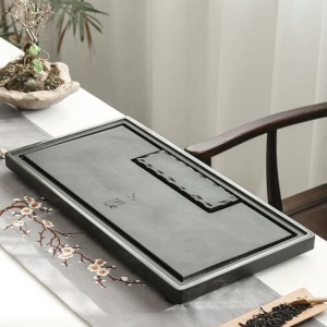 始終如一初心烏金石茶盤_60*30-DoubleBear