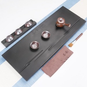 水雲間烏金石茶盤_70*25-DoubleBear