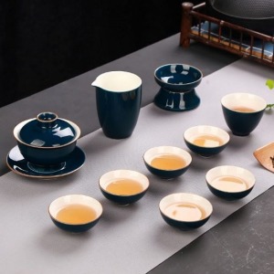 星空玄宇玉瓷高級茶具組-DoubleBear