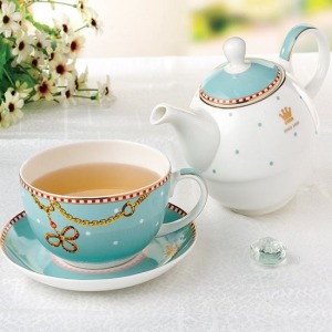 蜜蜂王國骨瓷一人一杯壺-DoubleBear