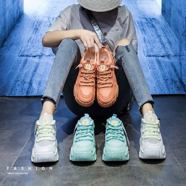 小雛菊透氣網面老爹鞋-DoubleBear