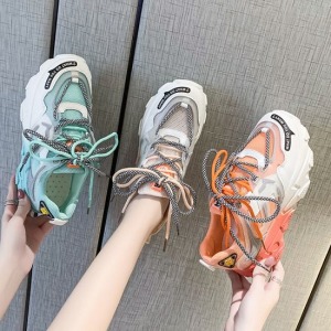 漸層色雙鞋帶老爹鞋-DoubleBear