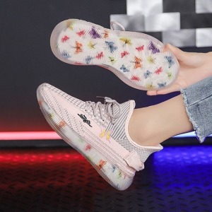 七彩蝴蝶 果凍底飛織鞋-DoubleBear