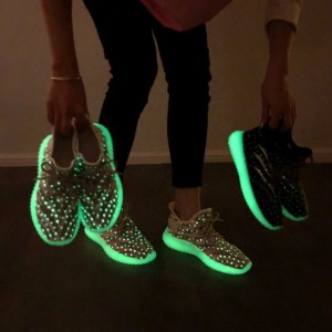 夜光滿天星變色飛織鞋-DoubleBear