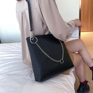 鍊條兩用大容量托特包-DoubleBear