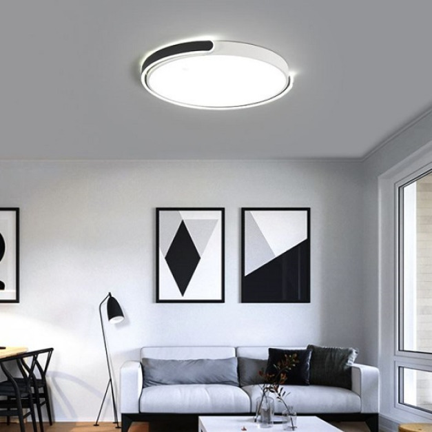 北歐現代風三色變光吸頂燈_50CM-DoubleBear