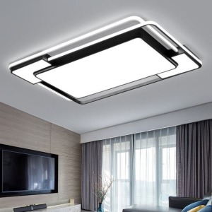 北歐鐵藝三色分段LED吸頂燈_110CM-DoubleBear