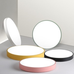 LED馬卡龍色圓形吸頂燈_50CM-DoubleBear