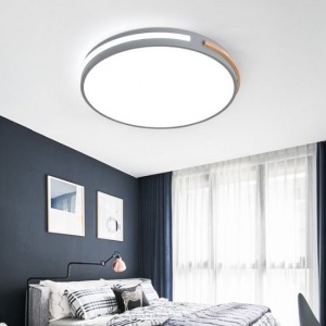 生活實木LED三色吸頂燈_50CM-DoubleBear