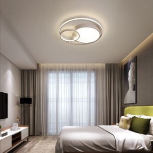 北歐LED圓形幾何吸頂燈_48CM-DoubleBear