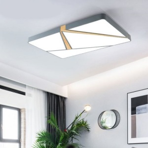 幾何現代LED長方形吸頂燈_120CM-DoubleBear