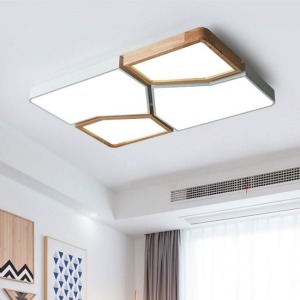 不規則橡膠木LED吸頂燈_120CM-DoubleBear