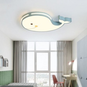 可愛鯨魚兒童臥室吸頂燈_70CM-DoubleBear
