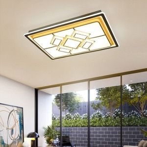 菱形幾何水晶LED吸頂燈_55CM-DoubleBear