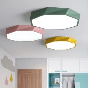 彩色旋風多角LED吸頂燈_52CM-DoubleBear